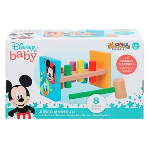 Educational games construction wooden hammer Disney Mickey ECO image-1