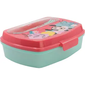 Sandwichbox mit Besteck Kind Disney Minnie image-0