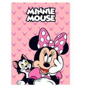 Girl's fleece blanket Disney Minnie image-0