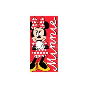 Girl's cotton beach towel Disney Minnie