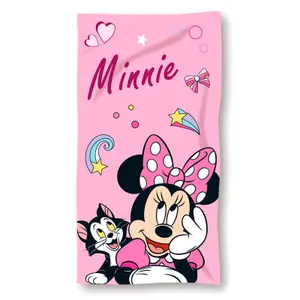 Girl's cotton beach towel Disney Minnie image-0