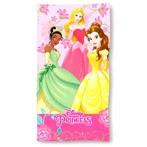 Girl's microfiber beach towel Disney Princess image-0