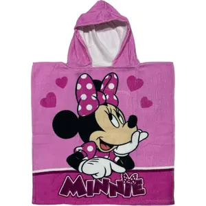 Children's cotton poncho Disney Minnie image-0