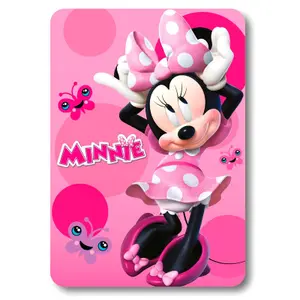 Girl's fleece blanket Disney Minnie image-0