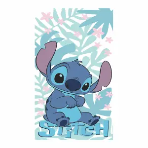 Children's cotton licensing beach towel Disney Stitch image-0