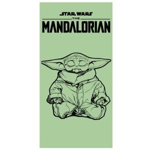Cotton beach towel Disney Star Wars Mandalorian