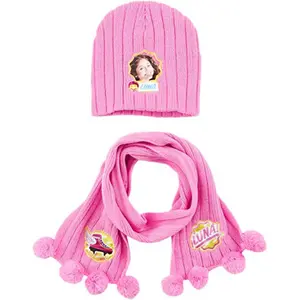 Girl's wool hat and scarf set Disney Soy Luna image-0