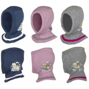 3 colors baby wool hood Disney image-4