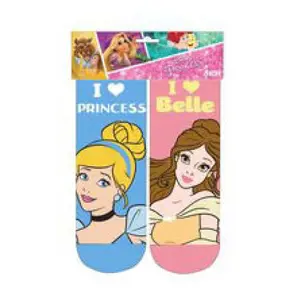 Children's princess socks Disney (x2) image-1