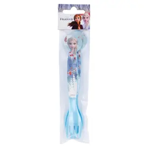 Polypropylene spoon and fork Disney image-1