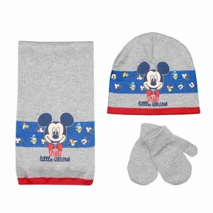 Children's hat + scarf + mittens set Disney image-1