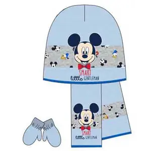 Children's hat + scarf + mittens set Disney image-2