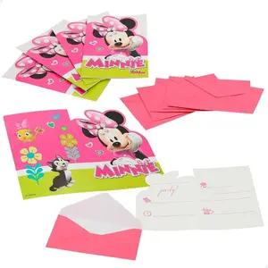 Lot of 6 party invitations Disney image-0