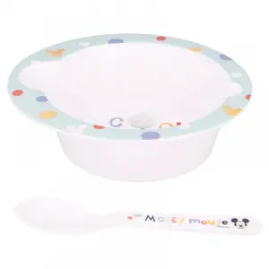 Microwave bowl + spoon dishes Disney image-1