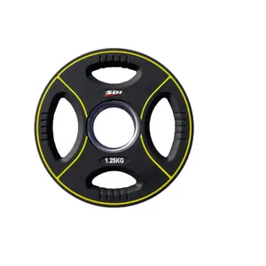 Disque de musculation avec poignées en TPU usage intensif Disportex image-1