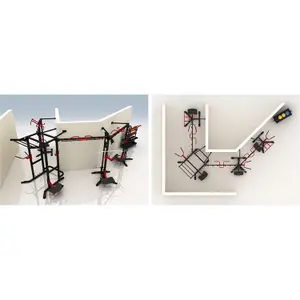 Acessórios para gaiolas de pesos Disportex Landmine - Pivot image-2