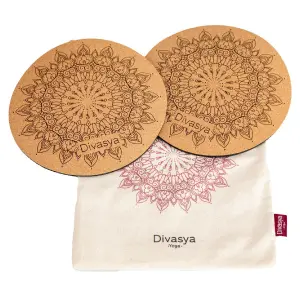 Tapis de yoga en liège avec set Divasya-Yoga 002 image-1