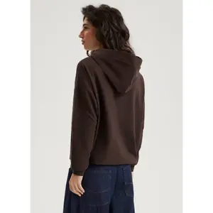 Sweatshirt à capuche en coton femme Diverse Tankio 262 image-2