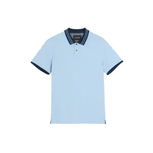 Polo Mixed with Embroidery and Contrasting Collar Diverse Myrc image-0