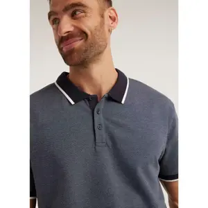 Ribbed Cotton Polo Diverse Moretti image-4