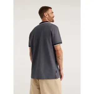 Ribbed Cotton Polo Diverse Moretti image-3