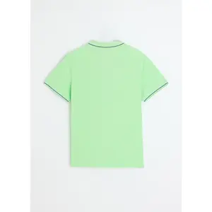 Contrast Striped Cotton Polo Diverse Cruise image-2