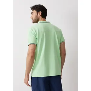 Contrast Striped Cotton Polo Diverse Cruise image-3