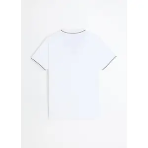 Contrast Striped Cotton Polo Diverse Cruise image-2