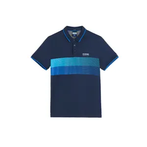 Striped Printed Cotton Polo Diverse Cutwatern image-0