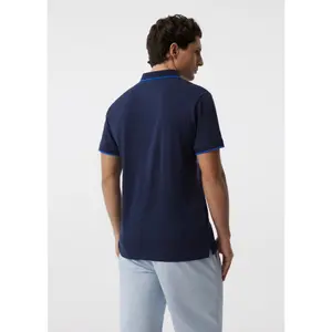 Striped Printed Cotton Polo Diverse Cutwatern image-3