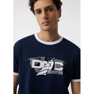 Nautical Print Cotton T-shirt Diverse Kraken 263 image-3