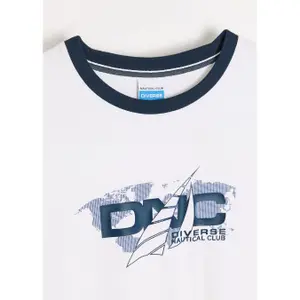 Nautical Print Cotton T-shirt Diverse Kraken 263 image-4