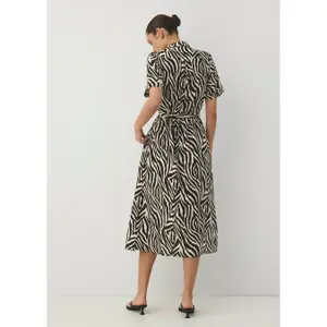 Tierdruck Viskose und Leinen Hemdbluse Damen Diverse Mikadisa image-2