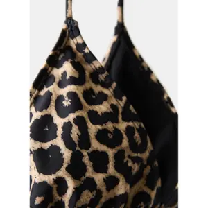 Women's Animal Print Triangle Bikini Top Diverse Tri 263 image-2