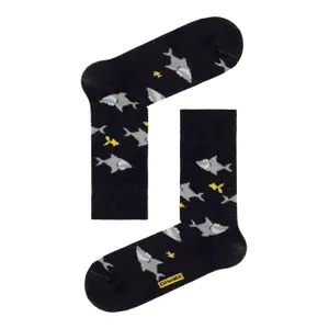 Muster Baumwollsocken Diwari Happy Sharks image-0