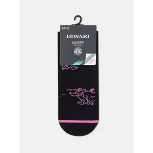 Cotton Patterned Socks Diwari Happy Surfer image-1