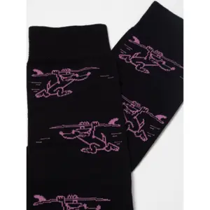 Cotton Patterned Socks Diwari Happy Surfer image-3