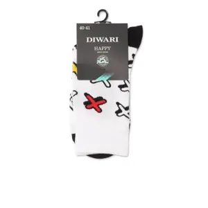 Kreuzmuster Baumwollsocken Diwari Happy image-1
