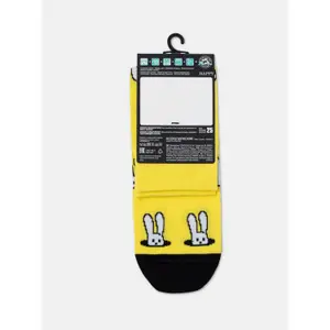 Baumwollsocken mit kleinen Hasenmuster Diwari Happy image-1