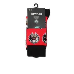 Indien-muster Baumwollsocken Diwari Happy image-1