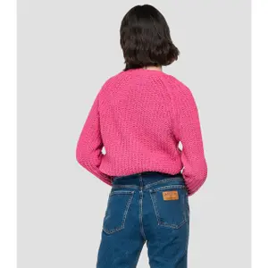Damski sweter v-neck crop pullover Replay image-2