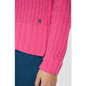 Damski sweter v-neck crop pullover Replay image-5