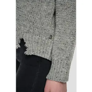 Damski sweter dzianinowy Replay recycled hairy blend image-5