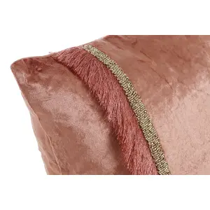 Cuscino quadrato con frangia DKD Home Decor image-2