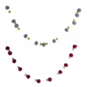 Plastic garland DKD Home Decor