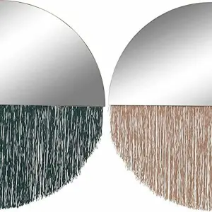 Καθρέφτης τοίχου με φούντες DKD Home Decor image-1