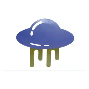 Μεταλλική διακόσμηση τοίχου DKD Home Decor image-0