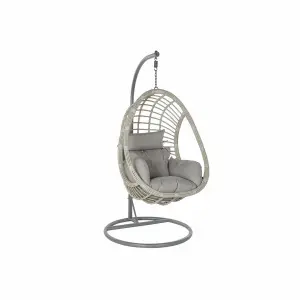 Hängender Gartenstuhl aus Aluminium und synthetischem Rattan DKD Home Decor