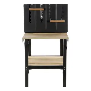 Kulgrill i metal og stål DKD Home Decor image-2