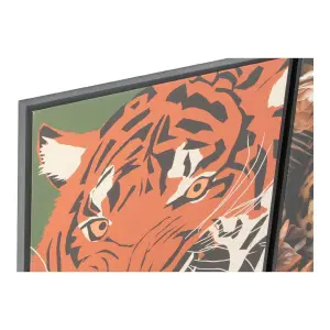 Cadre tigre moderne DKD Home Decor (x2) image-2